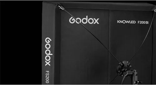 Vista 3 de Godox KNOWLED F600Bi - Panel LED bicolor flexible impermeable Velocidad de cuadro sin parpadeo para iluminación en el set (4 x 4 pies), diseño