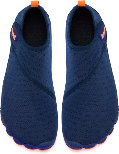 Vista 2 de Racqua Zapatos de agua sin cordones para hombre y mujer, de secado rápido, ligeros, para playa, natación, piscina, senderismo, deportes