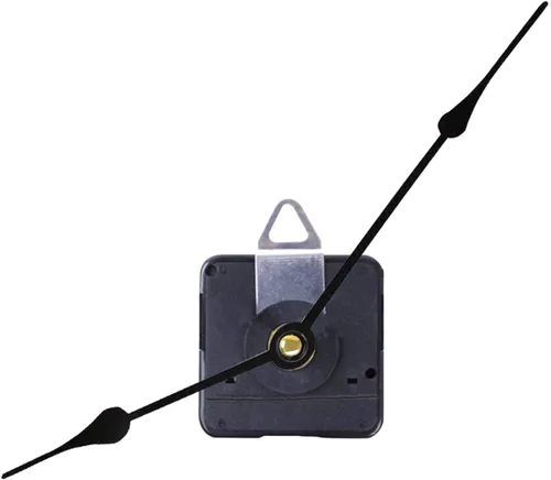 Vista 4 de HILLHOME Mecanismo de movimiento de reloj de pared de cuarzo con mango en I de alto par con pala de 9.1 pulgadas de largo, funciona