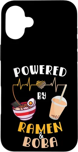 Vista 23 de Powered by Ramen & Boba Tea - Linda funda Kawaii Ramen Soup para iPhone 17