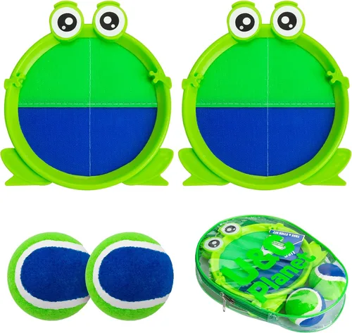 Vista 20 de Juego de pelota para lanzar y atrapar, juego de bolas adhesivas mejoradas para niños y niños pequeños, resistente y resistente al agua, juguete