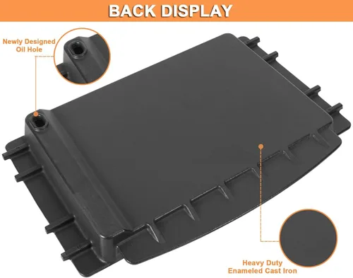 Vista 5 de 7658 Inserto de plancha para inserto de sartén Weber Spirit 2 Piezas de repuesto para Weber GS4 Spirit II/I 200 y 300 y Spirit 200/300/400 SER