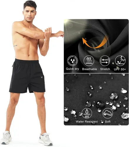 Vista 4 de NORTHYARD - Pantalones cortos deportivos para correr para hombres, ligeros, de secado rápido, 7, 5 o 9 pulgadas, para senderismo, deportes, gimnasio