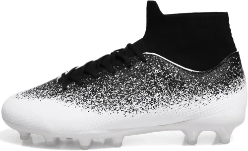 Vista 2 de Botas de fútbol ligeras para hombre, botas de fútbol para exteriores, interiores, césped, picos, jóvenes, niños, zapatos de fútbol AGFGSG