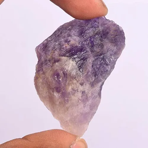 Vista 3 de Earth Mines - Piedra preciosa suelta de amatista violeta 100% natural, 90.50 quilates, sin calefacción, con certificación de amatista, suelta