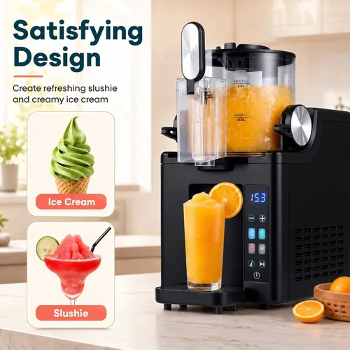 Vista 4 de DORTALA Máquina de granizado de 68 oz con 4 presets
