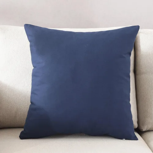 Vista 13 de TAOSON - Funda de cojín cuadrada de lona de algodón 100% sólida, decorativa, para sofá, cama, silla, decoración del hogar, solo funda, sin relleno