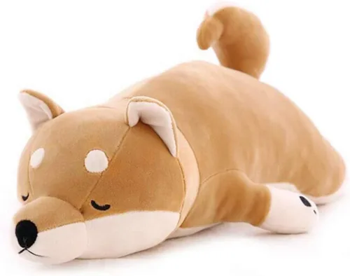 Vista 10 de Peluche de Perro Salchicha Negro Gigante de 30'' - Animal de Peluche de Perro Weiner Grande, Almohada de Peluche, Peluches, Juguete de Peluche