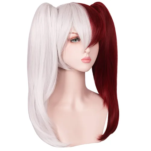 Vista 2 de ColorGround Peluca corta de anime para cosplay