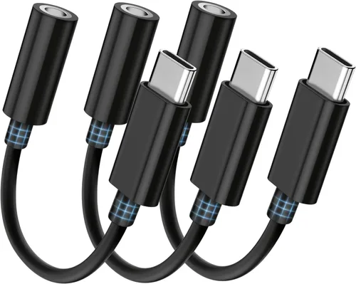 Vista 17 de Seulliya Adaptador USB C a conector de auriculares de 0.138 in para iPhone 15/16 Pro/Max, adaptador DAC de audio de alta resolución, convertidor