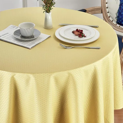 Vista 6 de Mantel rectangular de lino para cocina, de estilo granja, impermeable, resistente a las manchas, lavable, de poliéster, rectangular oblongo