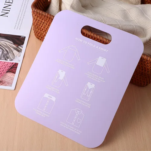 Vista 3 de 2 tablas plegables de camisa para adultos, niños y niñas, herramienta plegable para lavandería fácil, carpeta portátil para organizar camisas