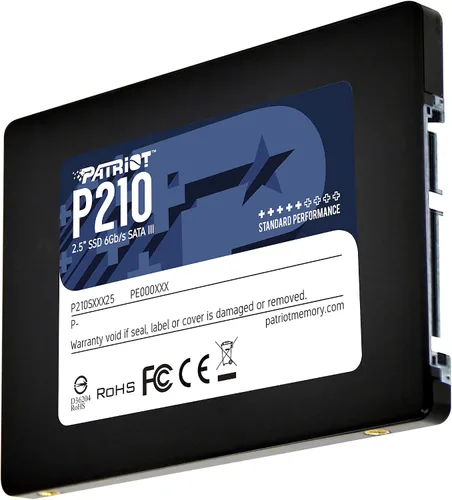 Vista 2 de Patriot Memory P210 SATA 3 128GB SSD de 2,5 pulgadas Unidad de estado sólido interno - P210S128G25 Factor de forma: 2.5 Pulgadas; Interfaz: SATA 3.