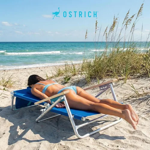 Vista 9 de Ostrich SBSC-1016B South Beach Silla de arena, azul