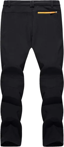 Vista 2 de TACVASEN Men's Snow Ski Pants Softshell Fleece Lined Hiking Snowboard Pants Waterproof & Windproof Pants with Zipper Pockets