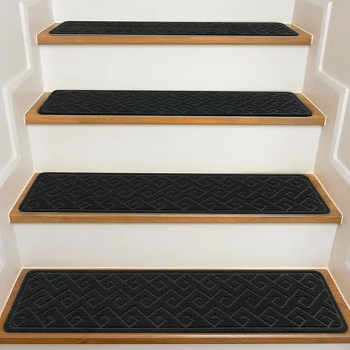 Vista 7 de Stair Treads for Wooden Steps Indoor, KOOTETA 1 Pack 20" X 32" Non Slip