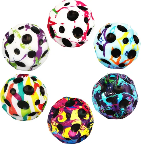Vista 10 de ZHEBAG Super High Jumping Ball,Extreme High Bouncing Ball, Super High Bouncing Ball, Children's Sensory Ball, Athlete Training Ball