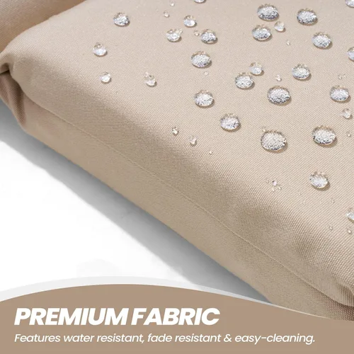 Vista 9 de Crestlive - Cojín Adirondack para silla, 50 x 19.6 pulgadas, impermeable, resistente a la decoloración, cojín para silla mecedora de respaldo alto