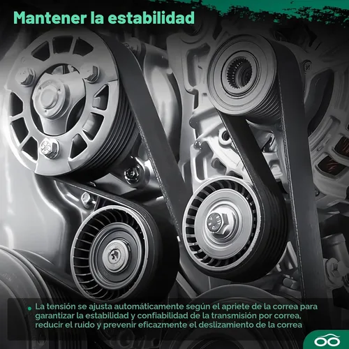 Vista 6 de SCITOO 36280 Tensor de correa con polea para Chevrolet Tracker 1999-2008 para Suzuki Grand Vitara 2004 para Suzuki Vitara 2002-2006 para Suzuki XL-7