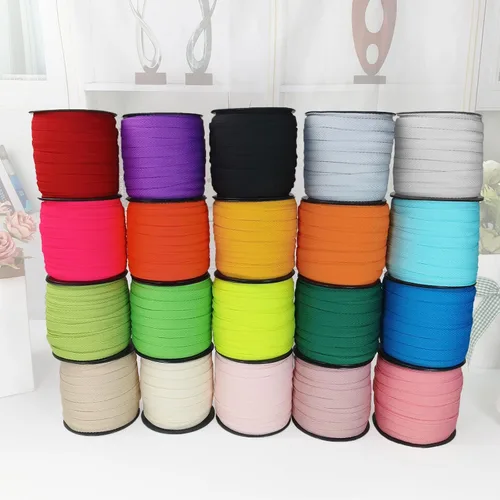 Vista 6 de Cinta de sarga negra 3/8" x 50yd para coser Negro 003