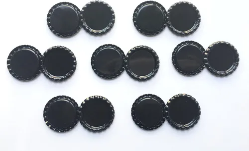 Vista 5 de RUTICH 100 calcomanías planas decorativas para botellas, calcomanías de doble cara impresas para lazos para el cabello, colgantes de bricolaje