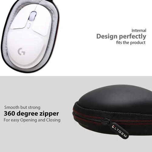 Vista 7 de LTGEM - Funda compatible con mouse inalámbrico Logitech G705/Razer Orochi V2, solo funda