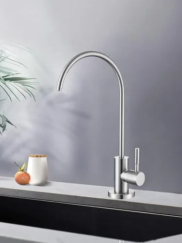 Vista 2 de Grifo de agua potable, grifo de filtro de agua para fregadero fácil de instalar, grifos de ósmosis inversa sin plomo para fregadero de barra