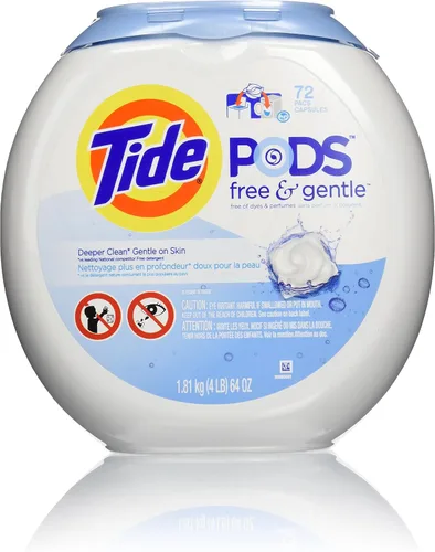 Vista 23 de Tide PODS - Cápsulas de jabón de detergente libre y suave, 76