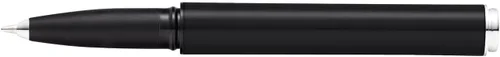 Vista 3 de Sheaffer Bolígrafo roller de gel negro brillante con ribete cromado Negro Brillo