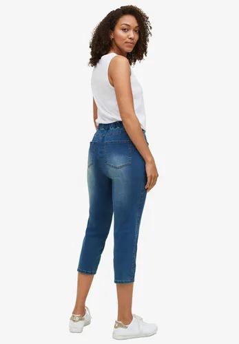 Vista 5 de Ellos Jegging capri de talla grande para mujer