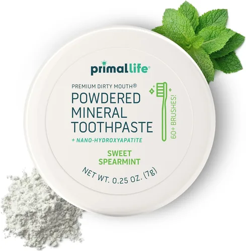 Vista 15 de Primal Life Organics - Dirty Mouth Polvo Dental, Polvo de Limpieza Dental, Aceites Esenciales Saborizados con Caolín Natural y Arcilla de Bentonita