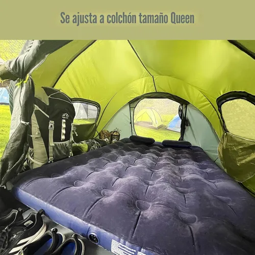 Vista 4 de Night Cat Pop-up Camping Tent: 2 to 4 Person Tent Waterproof Instant Easy Setup Family Tent