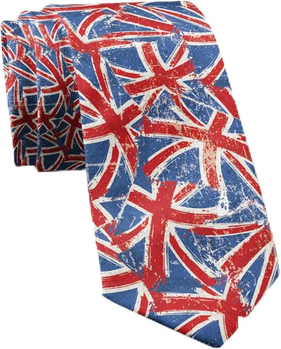 Vista 29 de JUDIAN Corbatas de moda para hombre, corbatas novedosas para cada atuendo IMPRESIÓN DE PATA (ANIMAL PAW PRINT)