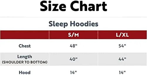 Vista 4 de Lazy One Sudadera con capucha de gran tamaño, ropa de dormir