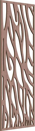 Vista 49 de 9 3/8"W x 24 3/8"H x 1/4"T Bristol Decorativos Paneles de Pared de Madera Calado, Cereza