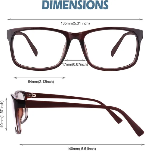 Vista 22 de Happy Store CN12 - Gafas de sol con montura cuadrada