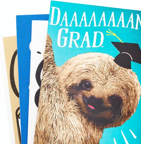 Vista 6 de Hallmark Surtido de tarjetas de regalo o soporte para dinero de graduación, Dream Big (4 tarjetas con sobres)