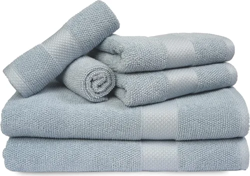 Vista 48 de MAURA Toallas de mano prémium 100% algodón de 16 x 30 pulgadas, ultra absorbentes, de secado rápido, toallas suaves para baño, toallas de mano extra