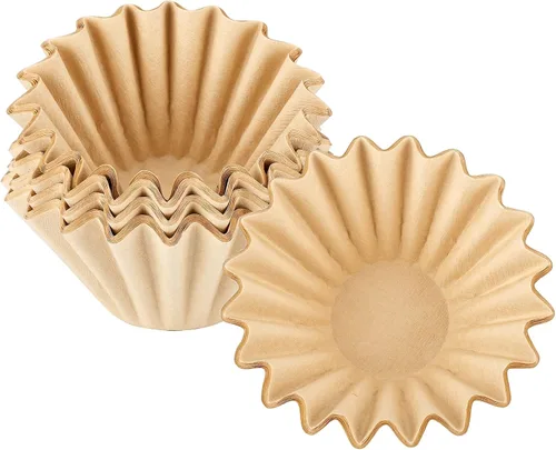 Vista 10 de EUSOAR Filtros de café sin blanquear de 1 a 2 tazas, paquete de 50 filtros de café desechables de papel marrón natural, para cafeteras de vertido
