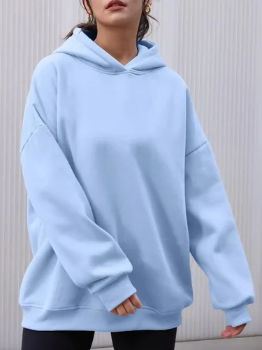 Vista 5 de AUTOMET Sudaderas con capucha para mujer, de gran tamaño, forro polar, casual, manga larga, holgada, ligera, ropa de otoño 2023