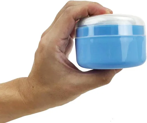 Vista 6 de topwon 3.5" bebé after-bath borla Kit Contenedor Dispensor Caso con Sifter