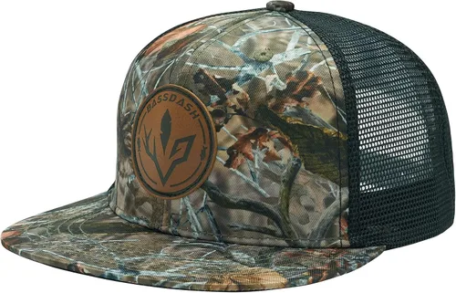 Vista 24 de BASSDASH Gorra de Camionero de Ala Plana Ajustable con Snapback y Malla para Hombres y Mujeres