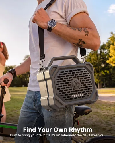 Vista 5 de Altavoz portátil al aire libre de Bluetooth 160W pico inalámbrico IP67 Gris