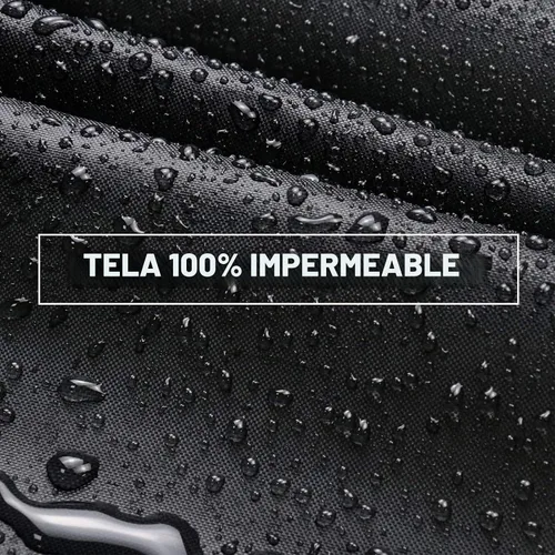 Vista 3 de Funda para cortacésped de giro cero, 210D ajuste universal, impermeable, UV, resistente al polvo y al viento para protección al aire libre