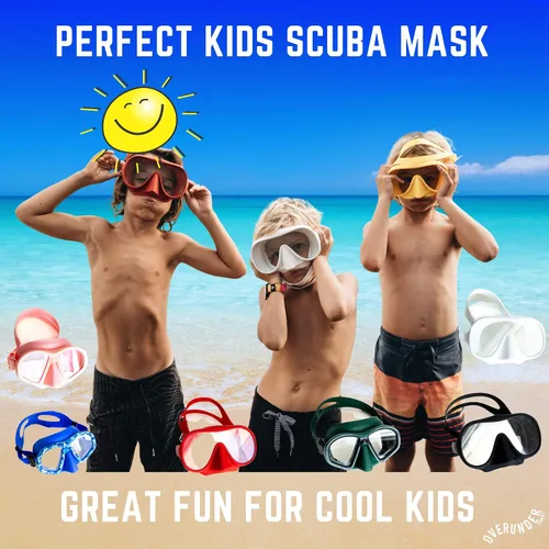Vista 3 de Gafas para niños con cubierta para la nariz, divertidas, seguras para niños y adultos jóvenes, cómoda máscara de esnórquel para nadar en piscinas