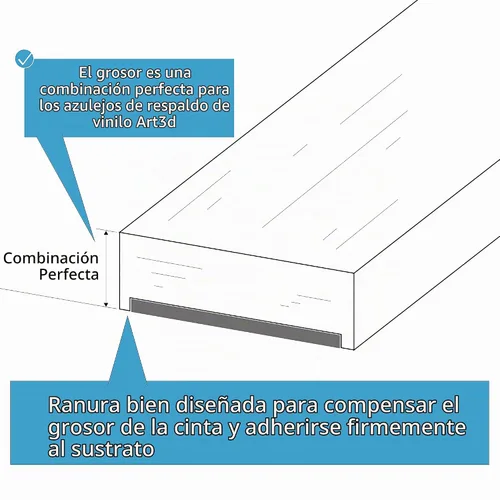 Vista 9 de Art3d Moldura de vinilo flexible de 30 pies para despegar y pegar para bordes de azulejos de pared, salpicaduras de cocina, marco de espejo en Blanco