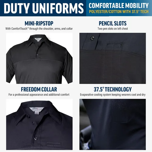 Vista 3 de Flying Cross Camisa híbrida de manga corta para hombre Fx Stat