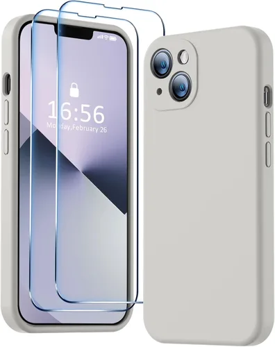 Vista 44 de BossKiss Funda compatible con iPhone 13 Pro, silicona de alta calidad mejorada [protección de cámara] [2 protectores de pantalla]