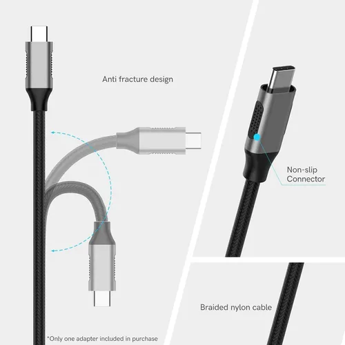 Vista 6 de USB-C USB 3.0 adaptador funciona para Samsung SM-G988UZAAXAA OTG Tipo-C/PD macho USB 3.0 convertidor hembra. (5 Gbps)