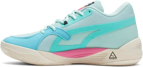 Vista 3 de Puma Hombres TRC Blaze Court Baloncesto Zapatillas - Azul